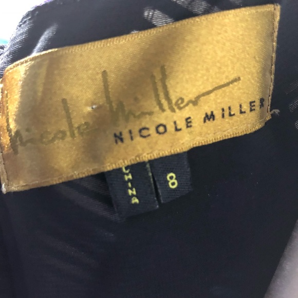 Nicole Miller Sleeveless Silk/Spandex Print Dress - Picture 8 of 8